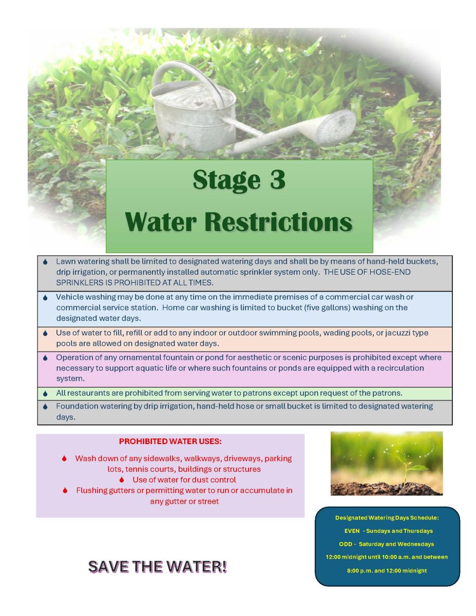DPC Stage 3 Restrictions 